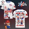 USA Win The Gold Olympics Paris 2024 3D T-Shirt