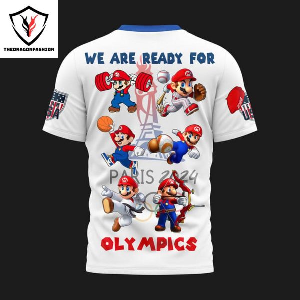 Team USA We Are Ready For Olympics Paris 2024 3D T-Shirt