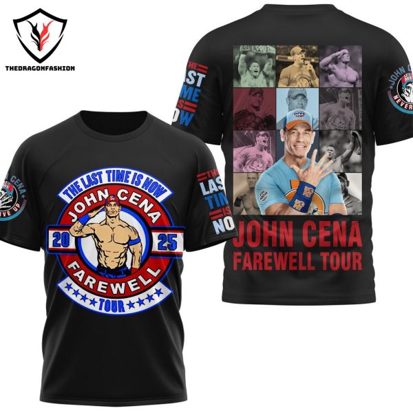 The Last Time Is Now – John Cena  Farewell Tour 3D T-Shirt