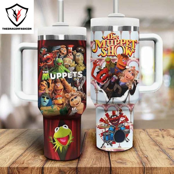 The Muppet Show Tumbler With Handle And Straw