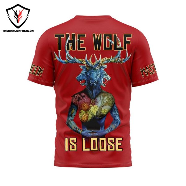 The Wolf Is Loose – Mastodon 3D T-Shirt