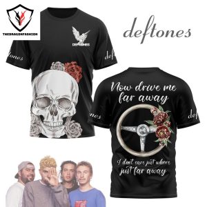 Deftones Be Quiet And Drive Far Away Lyrics 3D T-Shirt