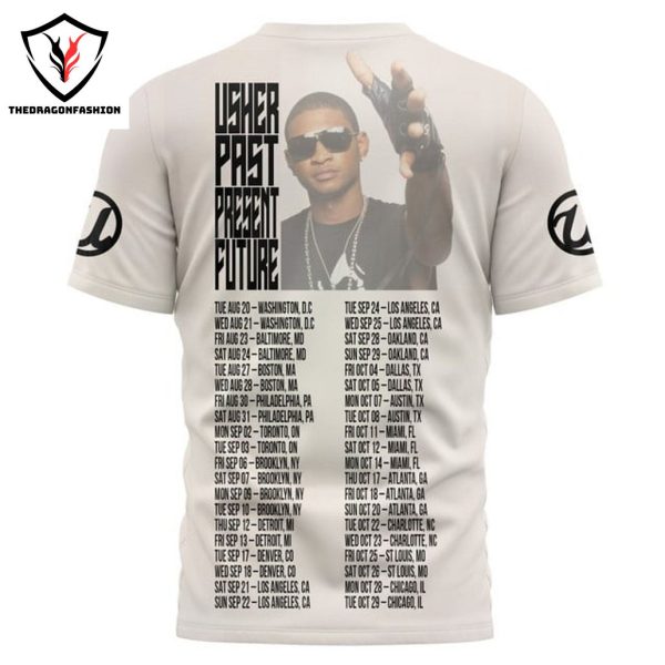 Usher Is Big Play Design 3D T-Shirt