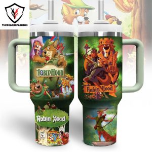 Robin Hood Tumbler With Handle And Straw