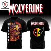 Wolverine And Deadpool Movie Tshirt Yellow And Red 3D T-Shirt