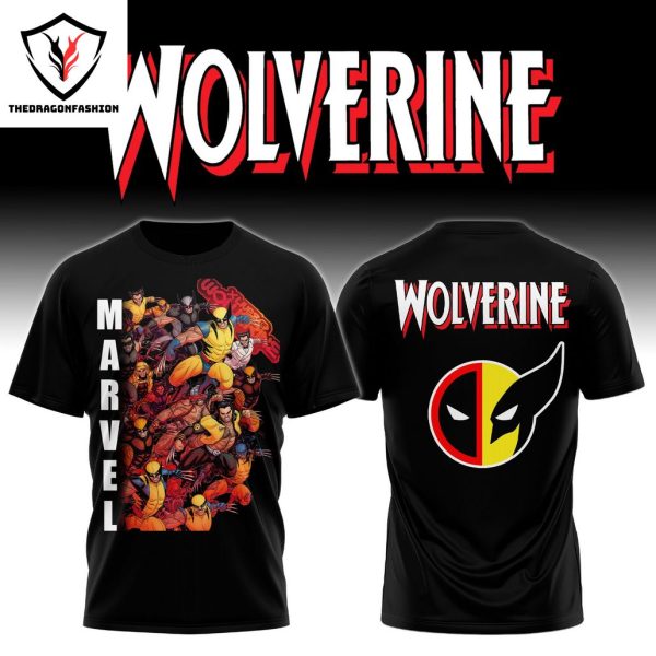 Wolverine and Deadpool Movie 3D T-Shirt