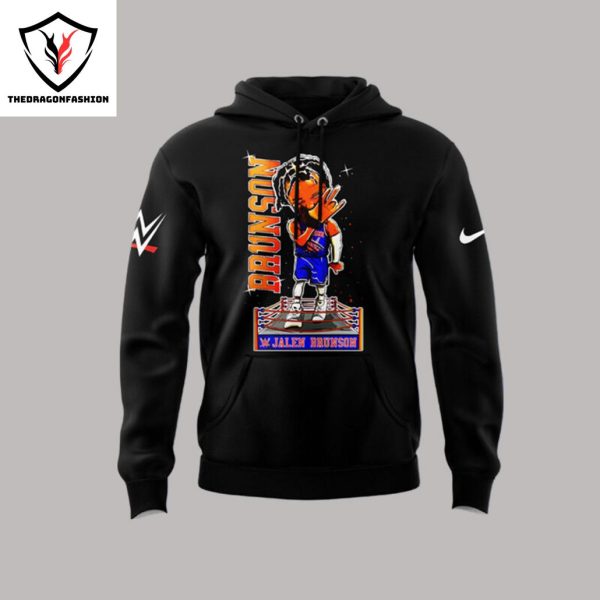 WWE Jalen Brunson 11 New York Knicks Hoodie – Black