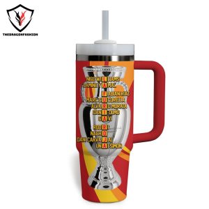 2024 UEFA Euro Champions Spain Tumbler With Handle And Straw