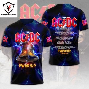 Pwrd Up EU 2024 AC DC 3D T-Shirt