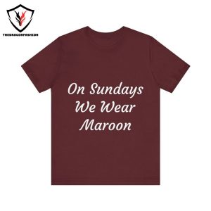 Washington Commanders Fan – Sunday We Wear Maroon T-Shirt