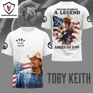 The Stars Celebrate A Legend American Icon Toby Keith 3D T-Shirt