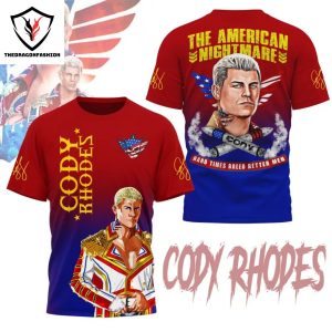 WWE Cody Rhodes The American Nightmare Design 3D T-Shirt