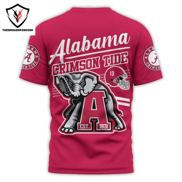 2024 Alabama Crimson Tide Est 1831 3D T-Shirt