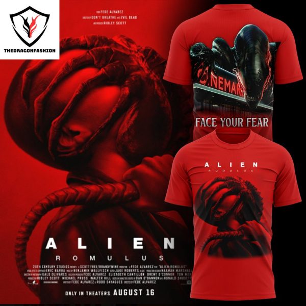 2024 Alien Romulus  – Face Your Fear 3D T-Shirt