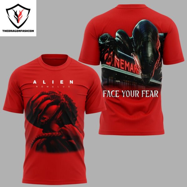 2024 Alien Romulus  – Face Your Fear 3D T-Shirt