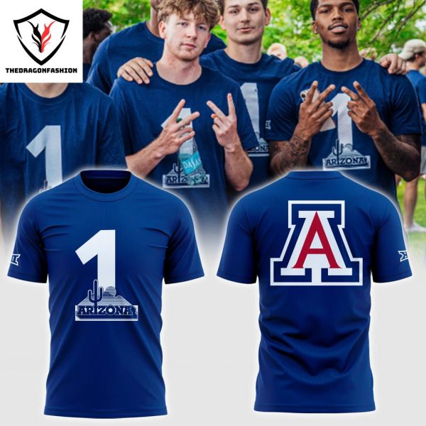 2024 Arizona Wildcats Mens Basketball 1 Arizona Design 3D T-Shirt