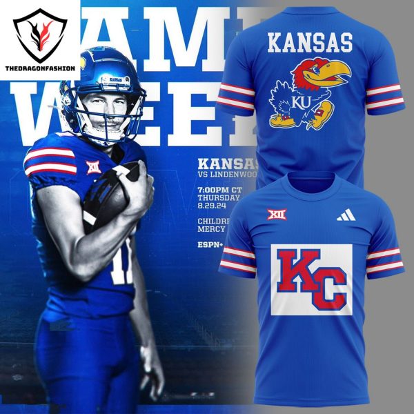 2024 Kansas Jayhawks Football Design 3D T-Shirt