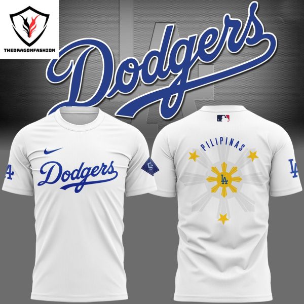 2024 Los Angeles Dodgers Pilipinas 3D T-Shirt – White