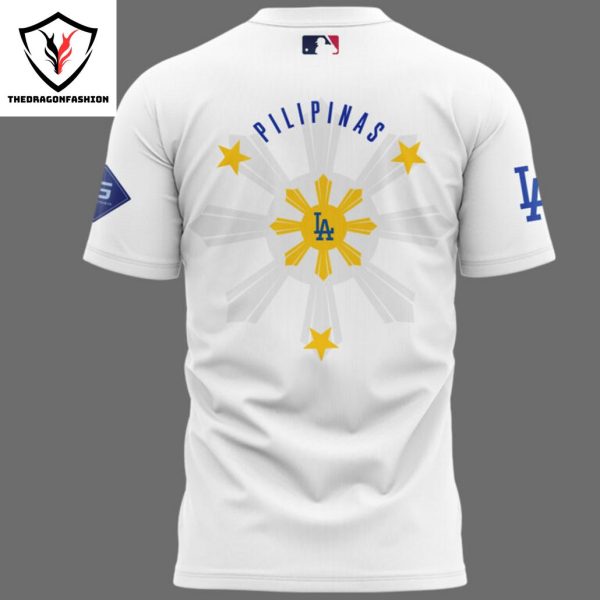 2024 Los Angeles Dodgers Pilipinas 3D T-Shirt – White