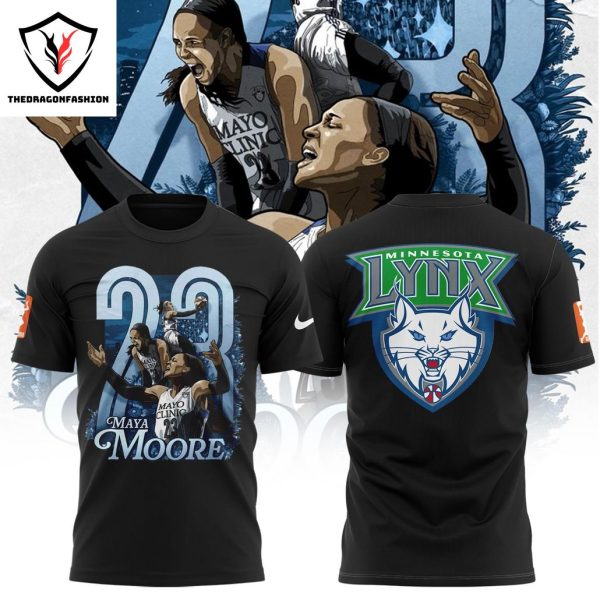 2024 Maya Moore Minnesota Lynx 3D T-Shirt