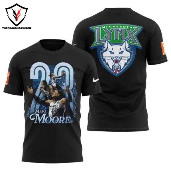 2024 Maya Moore Minnesota Lynx 3D T-Shirt