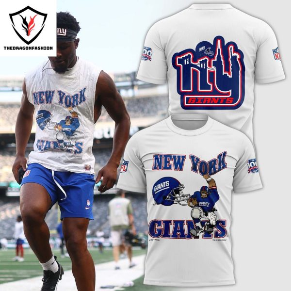 2024 New York Giants Design 3D T-Shirt