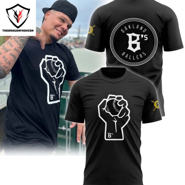 2024 Oakland Ballers Baseball Team 3D T-Shirt