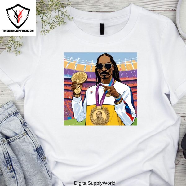 2024 Snoop Dog Olympic Games JPG-PNG-SVG-Olympic Games Design, Olympic Games Paris-Snoop Dog T-shirt