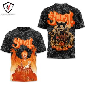 Glow In The Dark – Ghost Band 3D T-Shirt