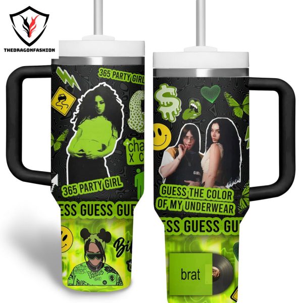 365 Party Girl Charli XCX Tumbler With Handle And Straw