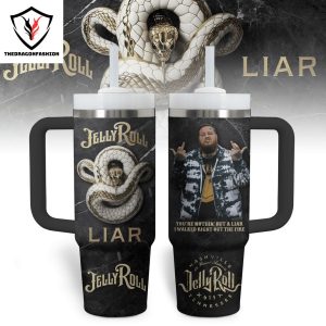 Jelly Roll Liar Tumbler With Handle And Straw