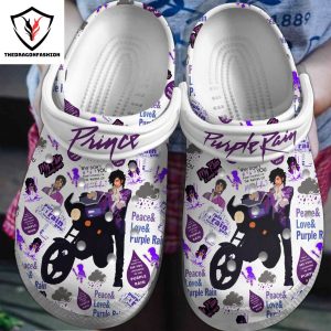 Prince Purple Crocs Shoes