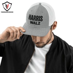 Harris Walz Snapback Trucker Cap