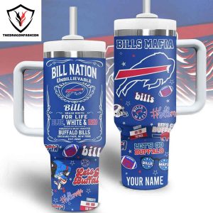 Personalized Buffalo Bills – Bills Mafia Tumbler With Handle And Straw