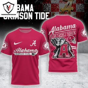 Alabama Crimson Tide Football Design Hooded Denim Jacket