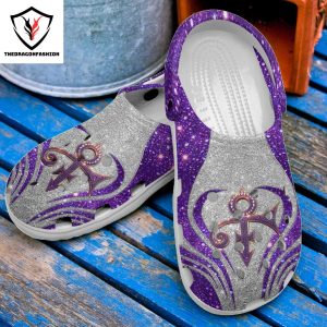 Prince Purple Crocs Shoes