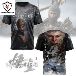 Black Myth Wukong – Confront Destiny 3D T-Shirt