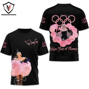 Lady Gaga – Mon Truc En Plumes Design 3D T-Shirt