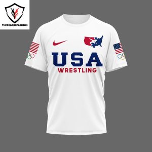 USA Wrestling Olympic 2024 Design 3D T-Shirt