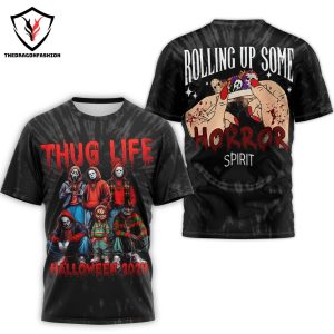 Thug Life Halloween 2024 Rolling Up Some Horror Spirit 3D T-Shirt