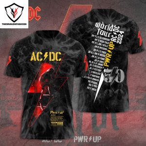 AC DC World Tour 2024 3D T-Shirt