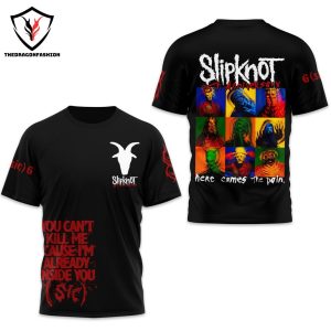 Slipknot 25th Anniversary – Here Comes The Pain Design 3D T-Shirt