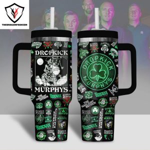 Personalized Dropkick Murphys Tumbler With Handle And Straw