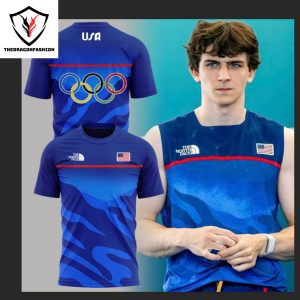 World Record Team USA 2024 Olympics Logo 3D T-Shirt