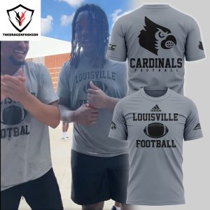 Louisville Cardinals WelcomeTo The Ville 3D T-Shirt – Black