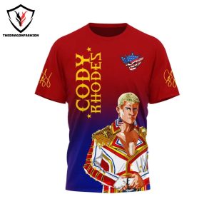 WWE Cody Rhodes The American Nightmare Design 3D T-Shirt