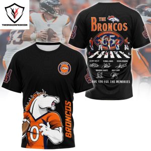 Usa Salute To Service Denver Broncos 3D T-Shirt – Black