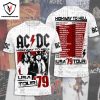 AC DC World Tour 2024 3D T-Shirt