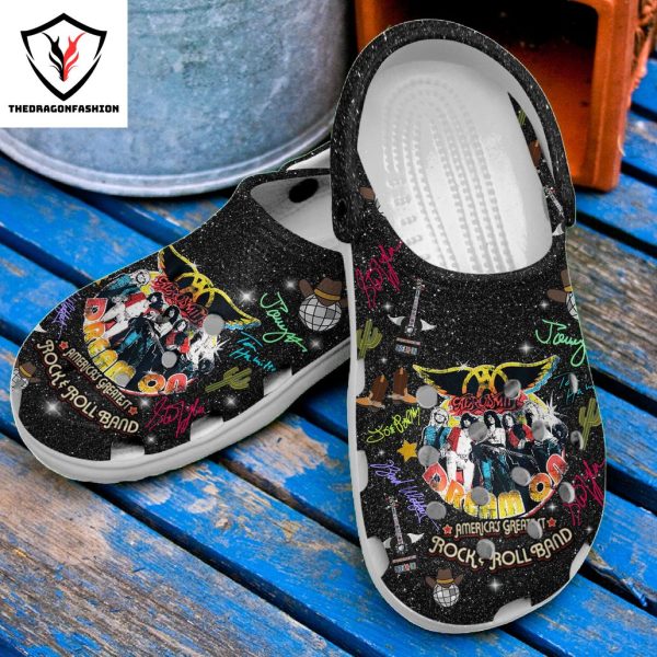 Aerosmith America Greatest Rock & Roll Band Crocs