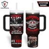 Aerosmith Dream On 54th Anniversary 1970-2024 Signature Thank You For The Memories Tumbler With Handle And Straw